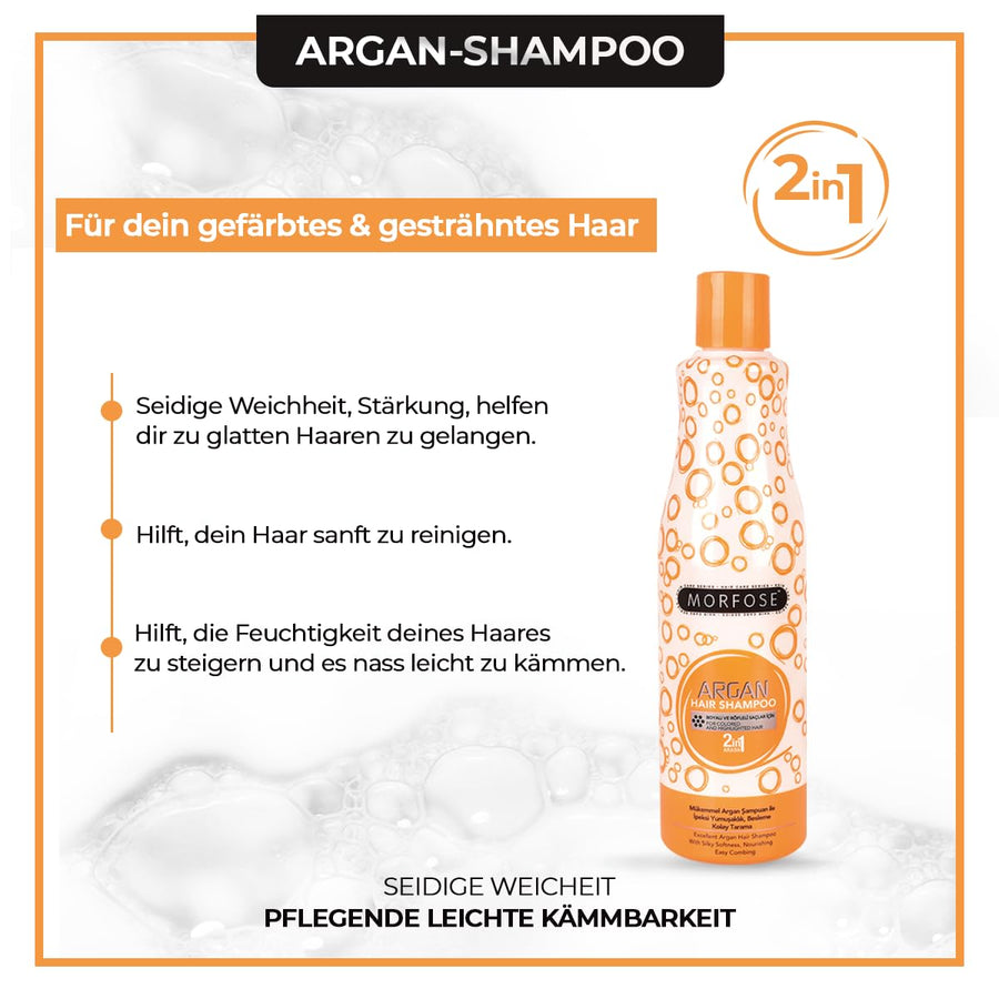 Morfose 2in1 Argan Shampoo 500 ml 3
