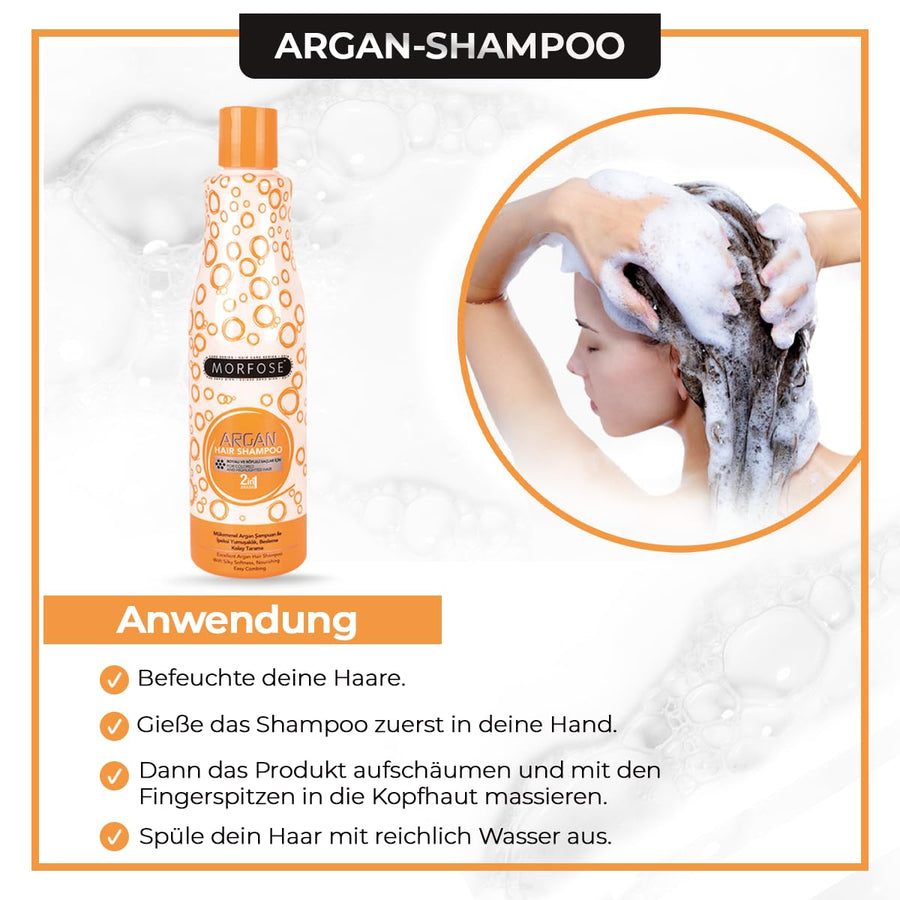 Morfose 2in1 Argan Shampoo 500 ml 4