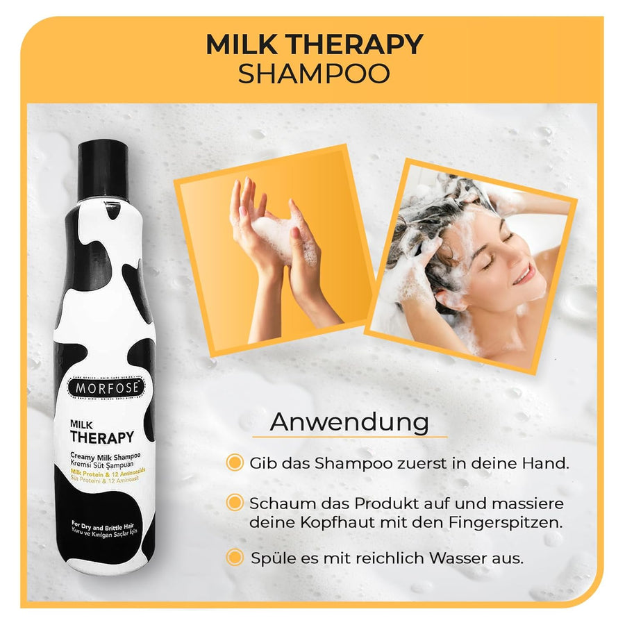 Morfose Milk Therapy Shampoo 500 ml 3