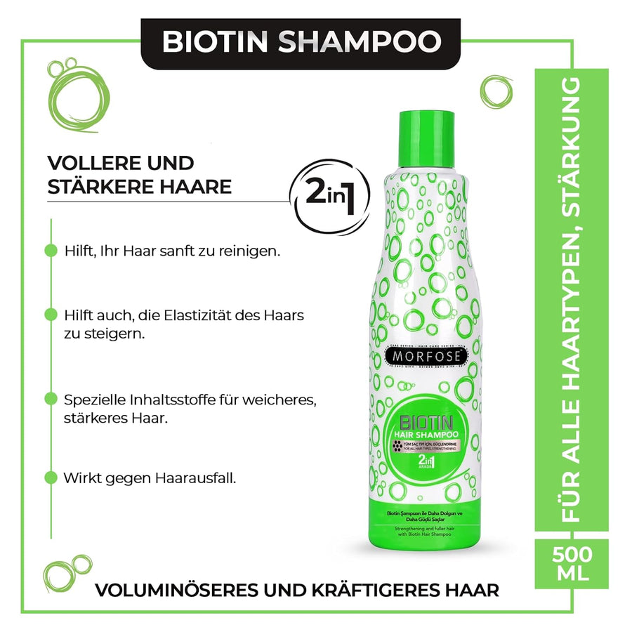 Morfose 2in1 Biotin Shampoo 500 ml 3
