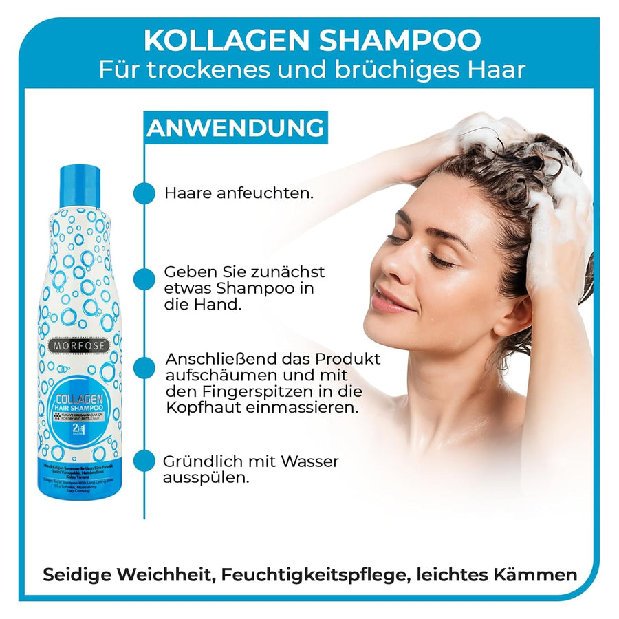 Morfose 2in1 Collagen Shampoo 500 ml 3