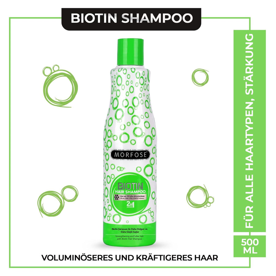 Morfose 2in1 Biotin Shampoo 500 ml 2