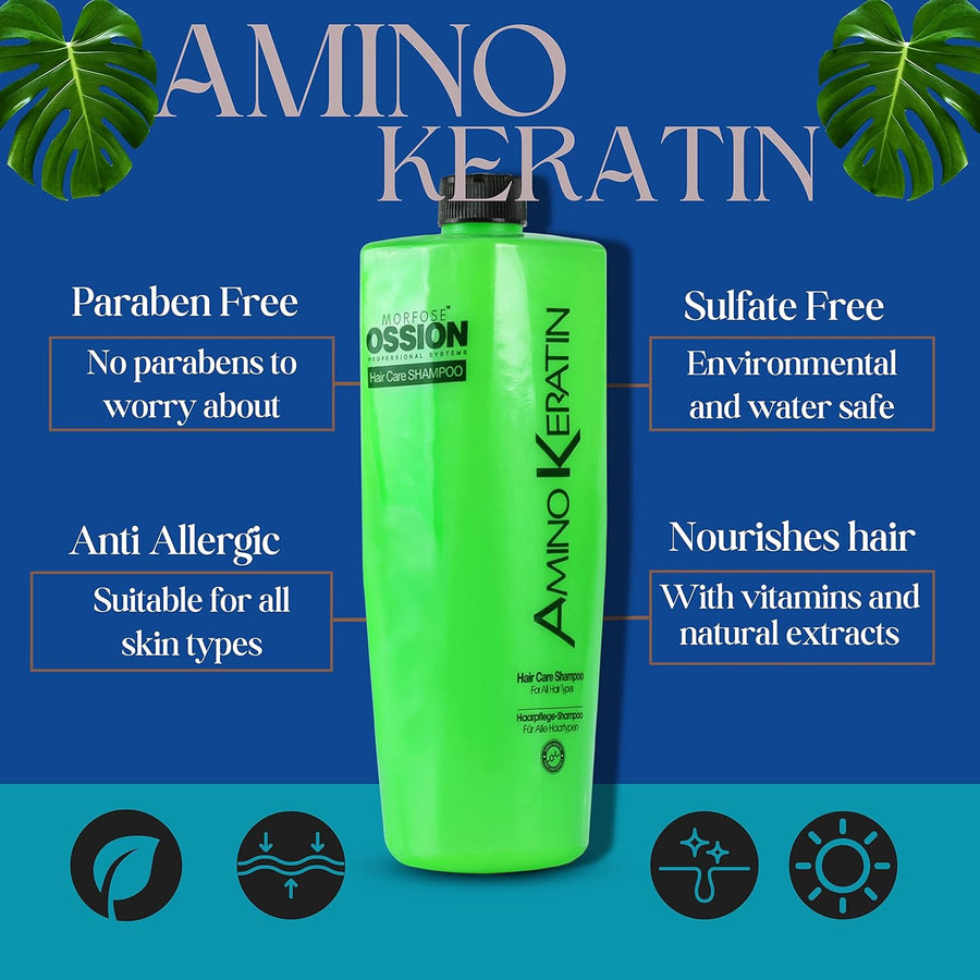 Morfose Ossion Amino Keratin Shampoo 800 ml 5