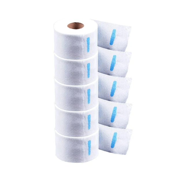 Barber Nackenpapier 5 Rollen (500 Blatt) Weiß