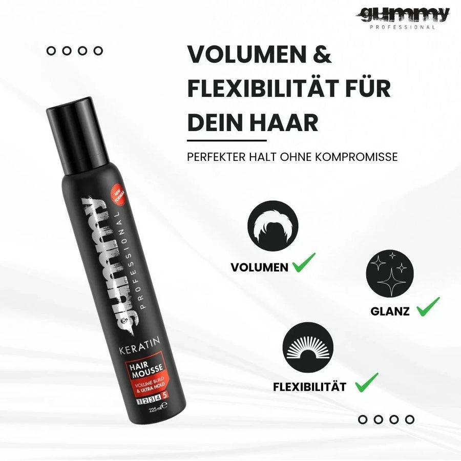 Gummy Haarschaum Keratin Ultra Hold 225 ml 3