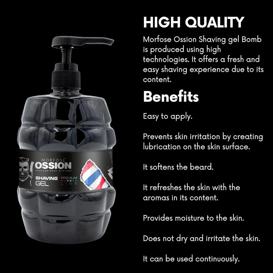 Morfose Ossion Rasiergel 1000 ml 2