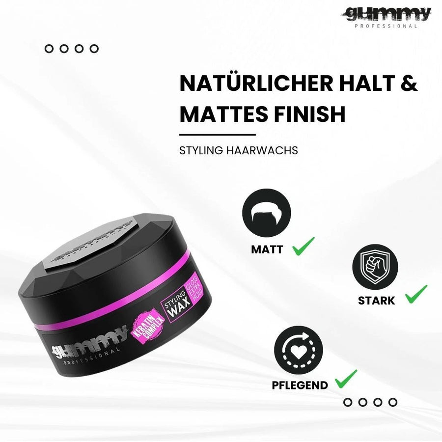Gummy Haarwachs Gloss Extra Hold 150 ml 2