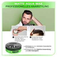 Morfose Haarwachs Gel Matte Aqua 175 ml 3