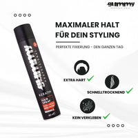Gummy Keratin Ultra Strong Hair Spray 400 ml 2
