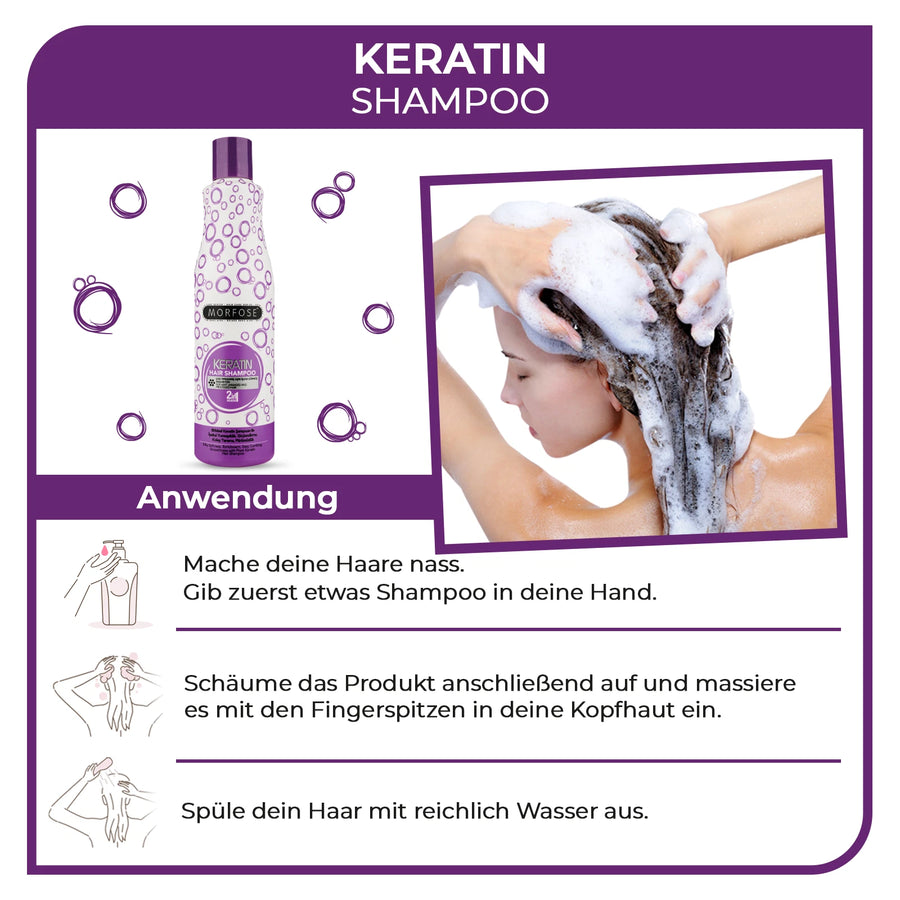 Morfose 2in1 Keratin Shampoo 500 ml 2