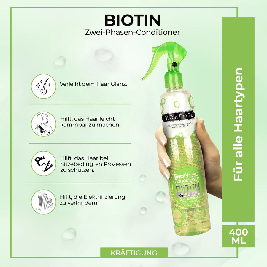 Morfose Biotin Leave-In Conditioner 2-Phasen Spray 400 ml 3