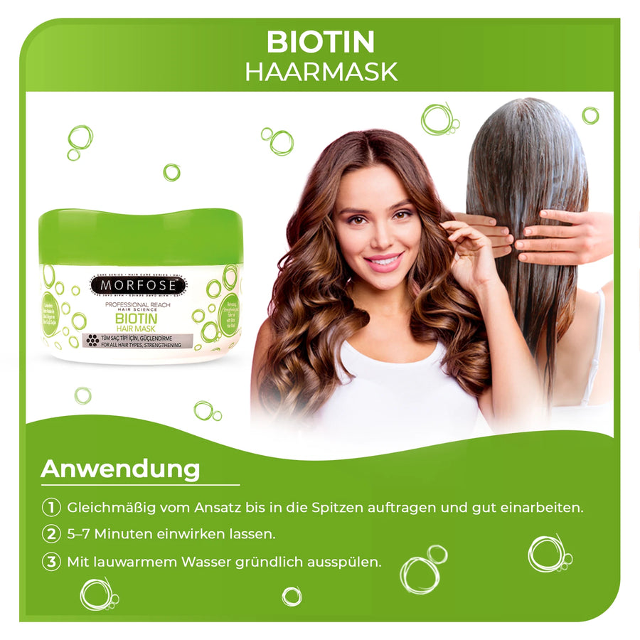 Morfose Haarmaske Biotin 500 ml 4