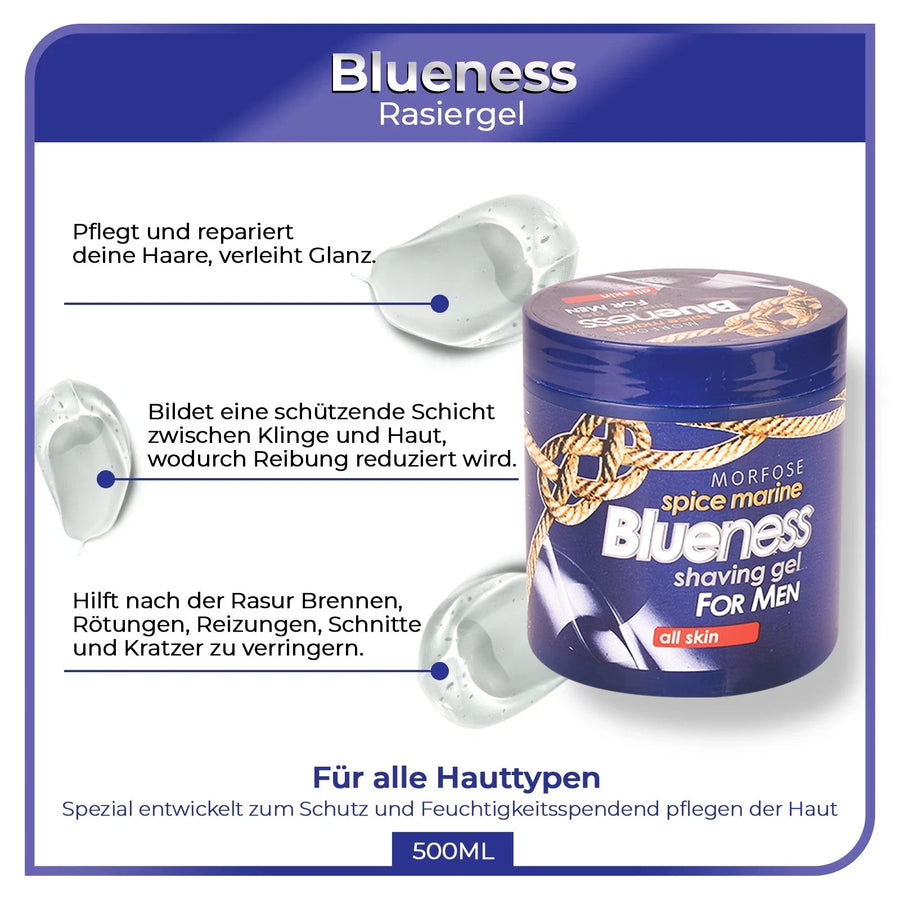 Morfose Blueness Rasiergel Spice Marine 500 ml 4