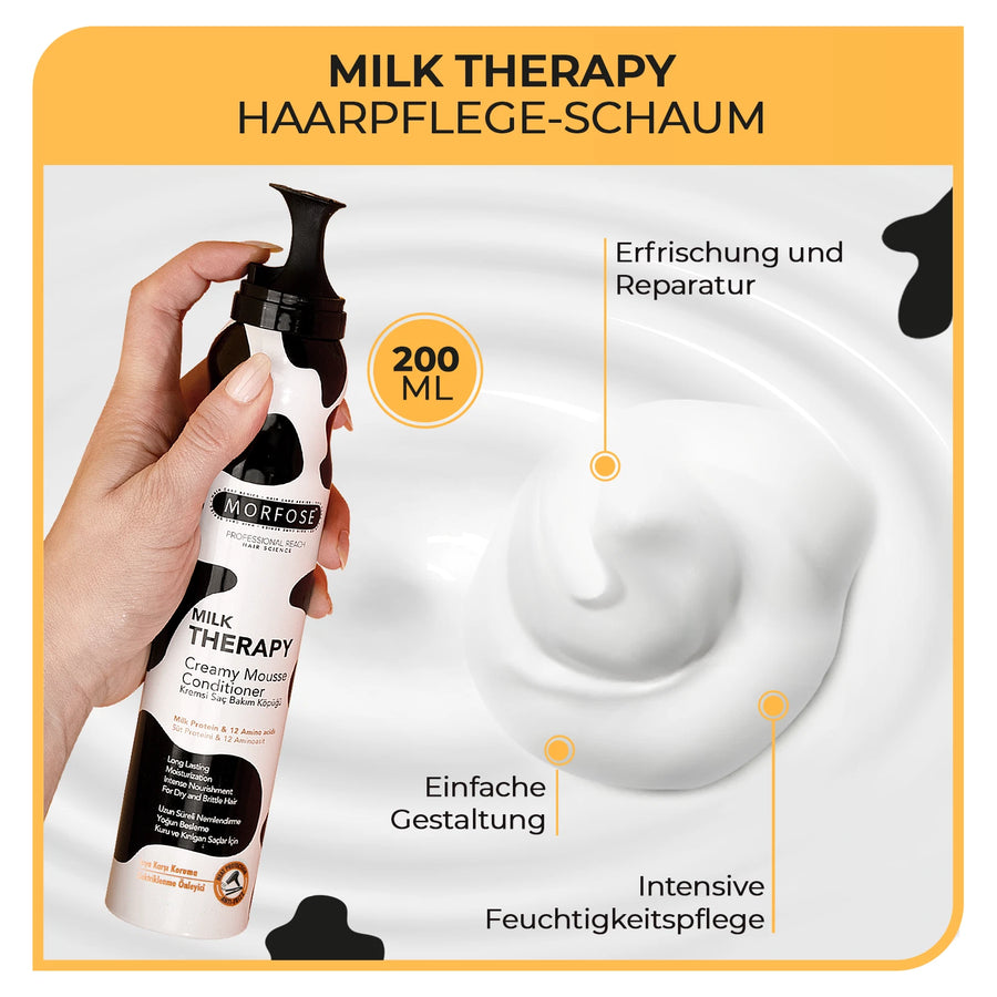 Morfose Haarschaum Milk Therapy 200 ml 3