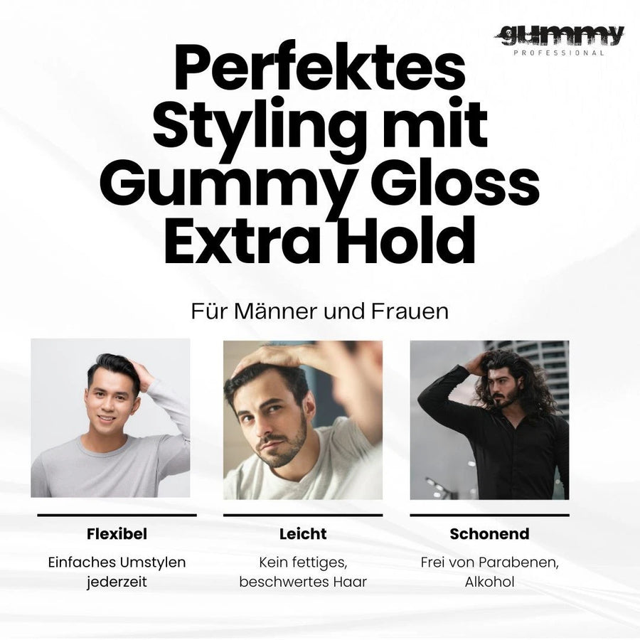Gummy Haarwachs Gloss Extra Hold 150 ml 3