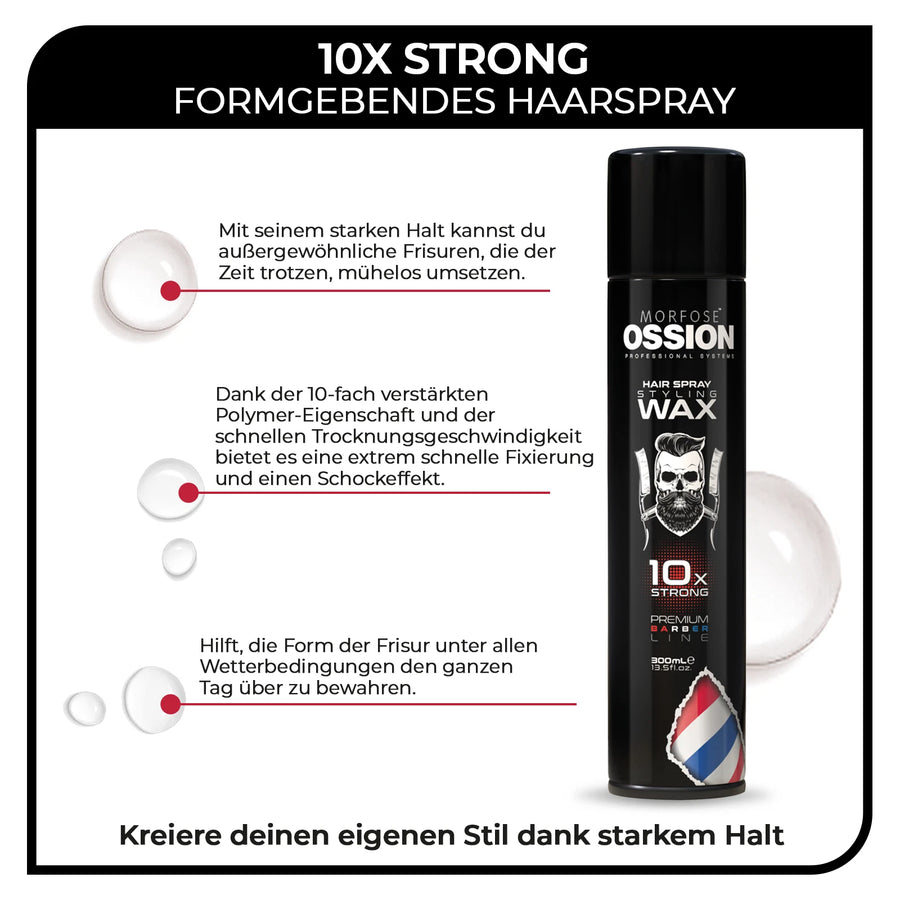 Morfose Ossion Haarspray PBL 10x Strong 300 ml 3