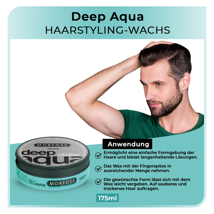 Morfose Haarwachs Deep Aqua 175 ml 3