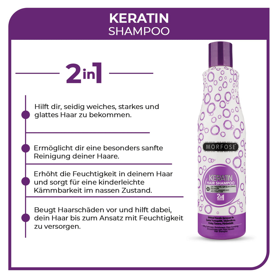 Morfose 2in1 Keratin Shampoo 500 ml 3