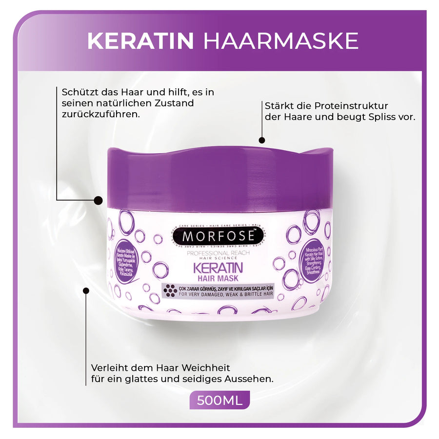 Morfose Haarmaske Keratin 500 ml 4