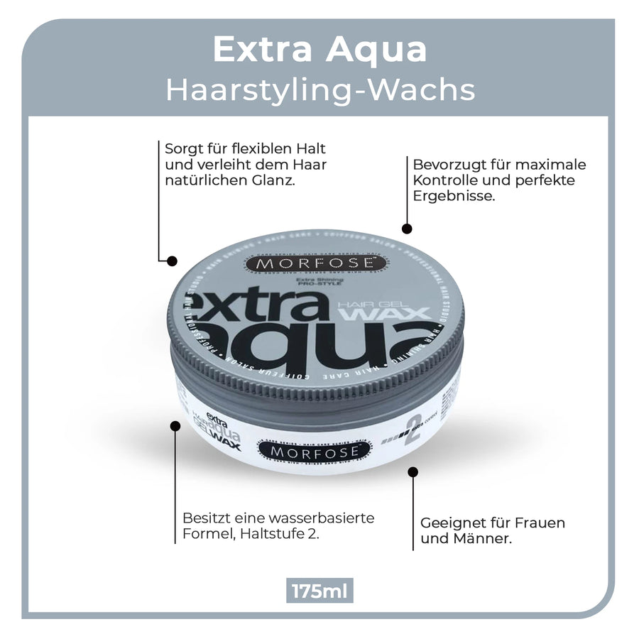 Morfose Haarwachs Extra Aqua Gel 175 ml 4