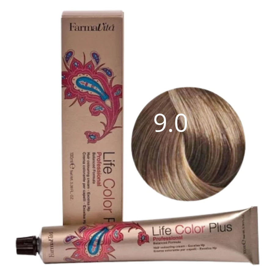 FarmaVita Life Color Plus 9.0 Lichtblond – Haarfarbe 100 ml 2
