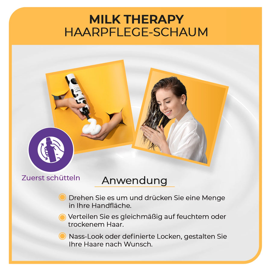 Morfose Haarschaum Milk Therapy 200 ml 4