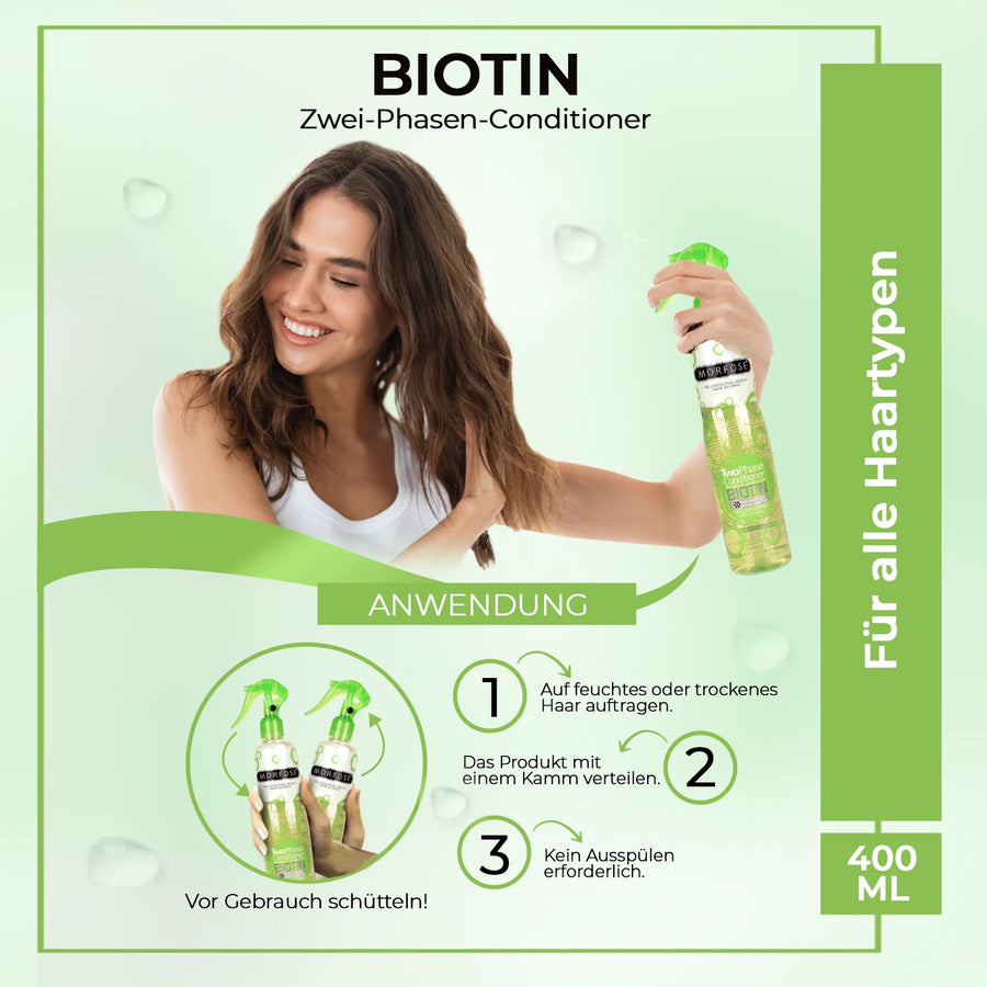 Morfose Biotin Leave-In Conditioner 2-Phasen Spray 400 ml 4