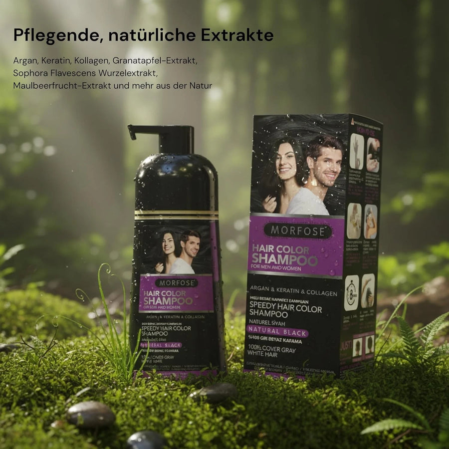 Morfose Speedy Color Shampoo Schwarz 420 ml 4