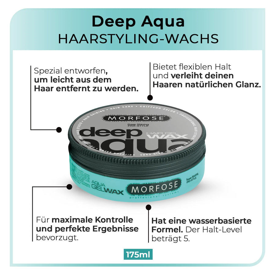 Morfose Haarwachs Deep Aqua 175 ml 4