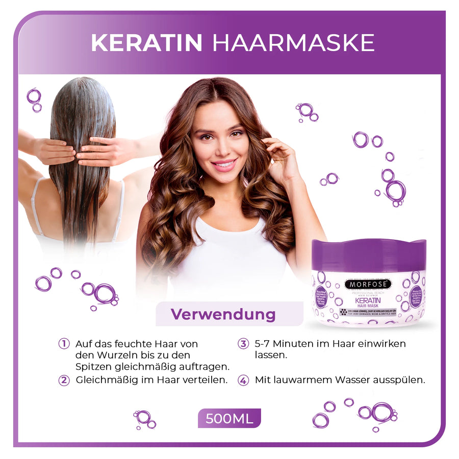Morfose Haarmaske Keratin 500 ml 3