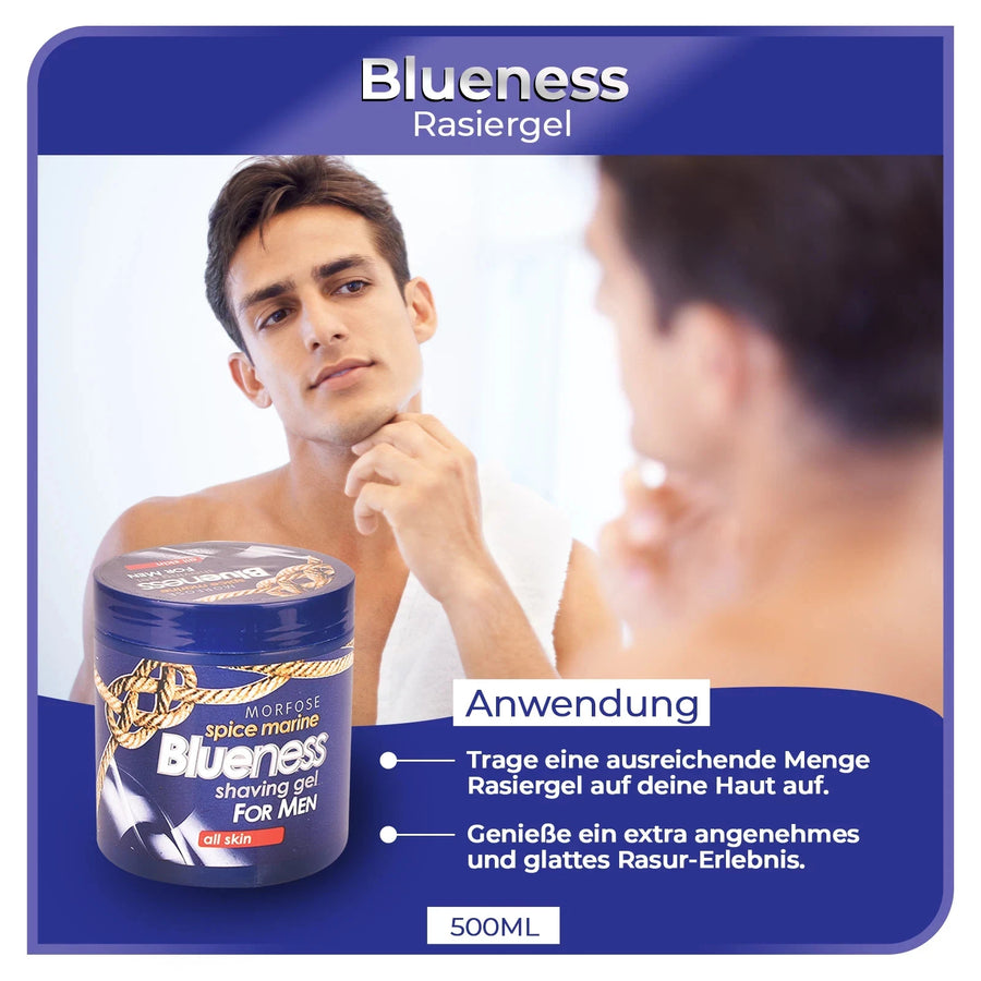Morfose Blueness Rasiergel Spice Marine 500 ml 3