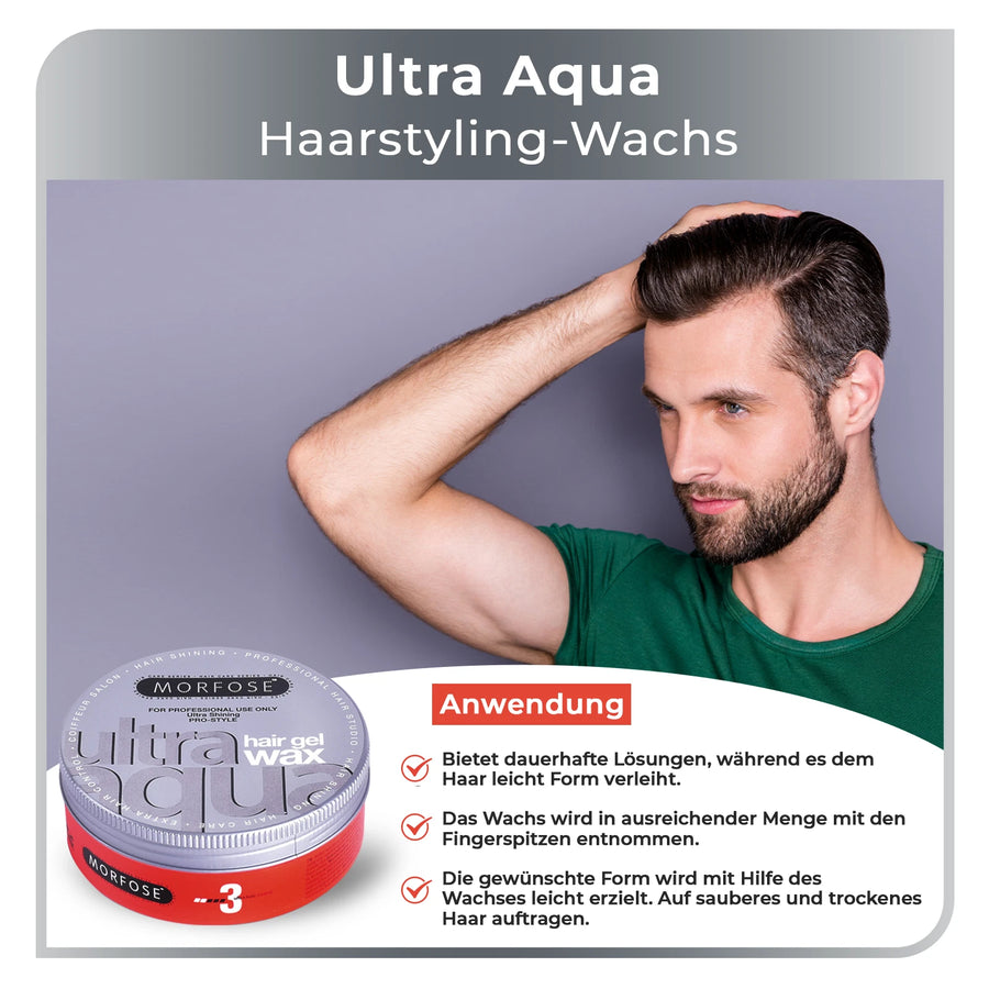 Morfose Haarwachs Ultra Aqua Gel 175 ml 3