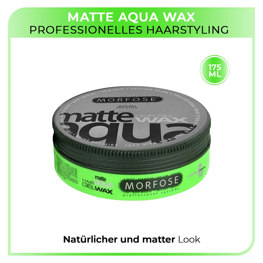 Morfose Haarwachs Gel Matte Aqua 175 ml 4