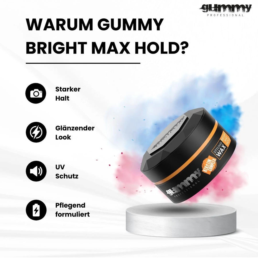 Gummy Haarwachs Bright Max Hold 150 ml 5
