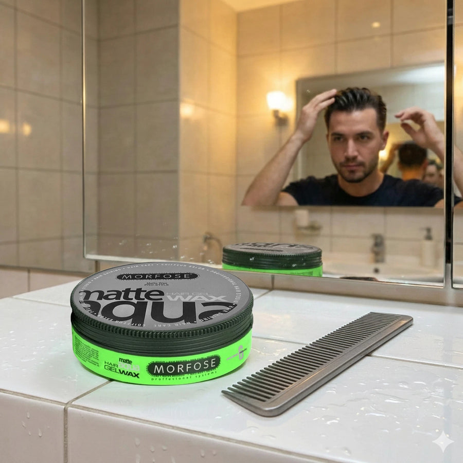 Morfose Haarwachs Gel Matte Aqua 175 ml 5