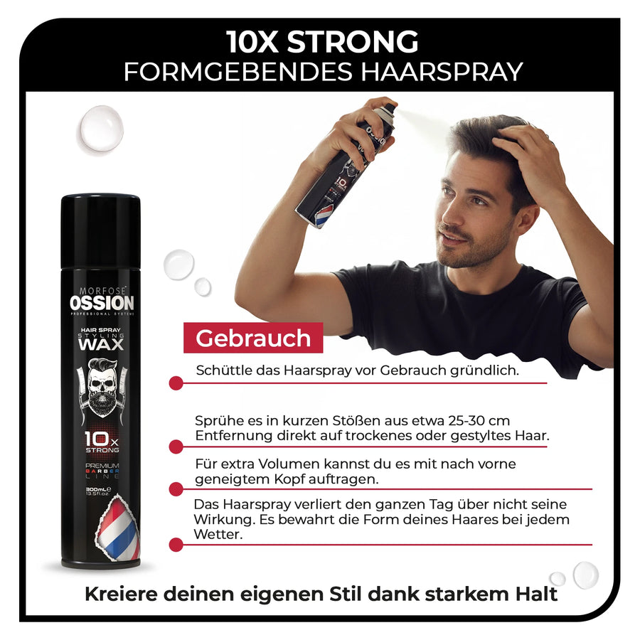 Morfose Ossion Haarspray PBL 10x Strong 300 ml 4