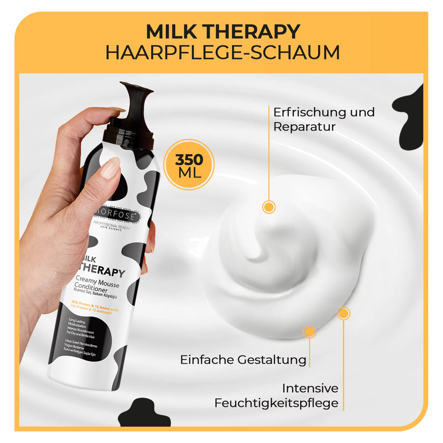 Morfose Haarschaum Milk Therapy 350 ml 3