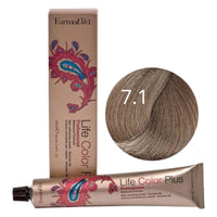 FarmaVita Life Color Plus Haarfarbe 100 ml – 7.1 Mittelblond Asch 2