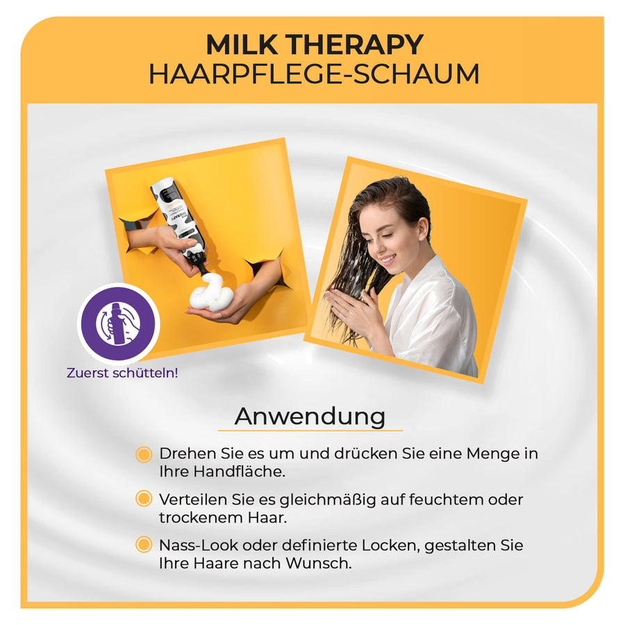 Morfose Haarschaum Milk Therapy 350 ml 4