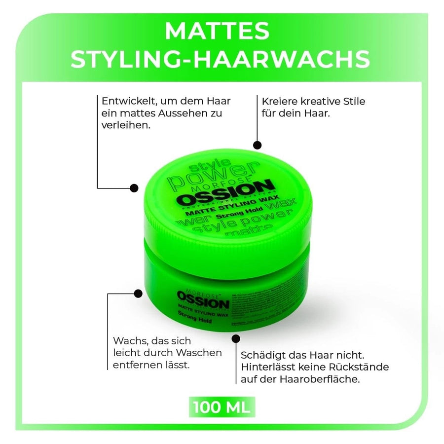 Morfose Ossion Haarwachs Matte Finish 100 ml 2
