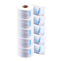 5 Rolls Disposable Barber Neck Paper (500 Sheets) - White 1